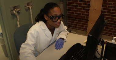 Chelsea Sumner conducts research through Project SEED