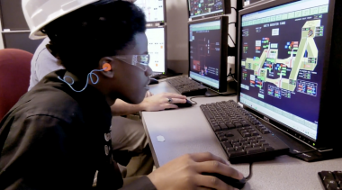 Students interning at Duke Energy