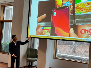 Jay Nimbalkar presenting his research for the NCISC Jay Nimbalkar presenting his research for the NCISC